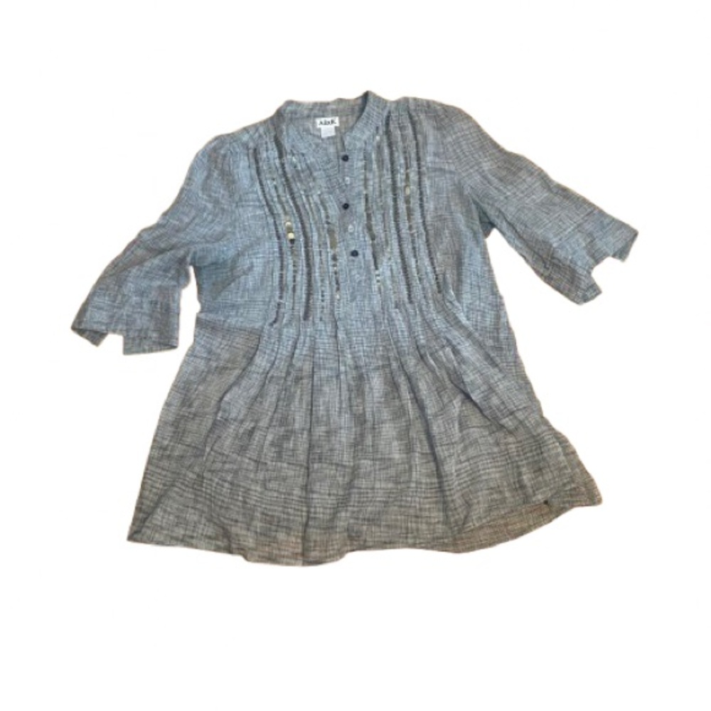 Cute Comfy Boho Baby Doll Dress/Tunic Beaded Detail 100% Cotton